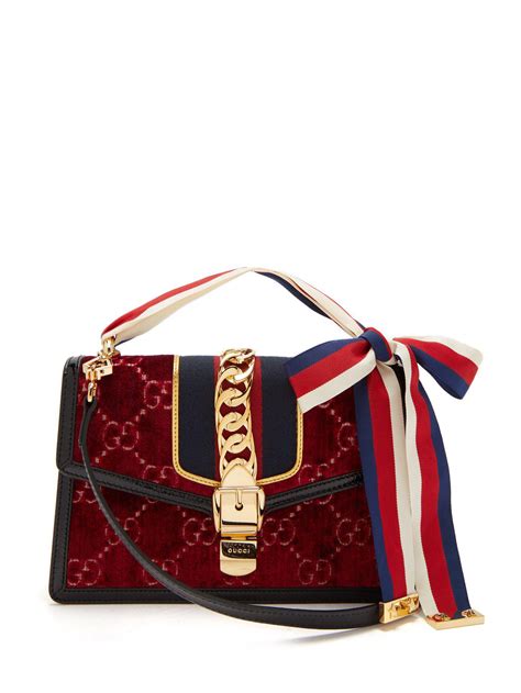 sylvie small shoulder bag gucci|Gucci sylvie small bag.